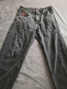 Vintage-Inspired Gray Men's Jeans